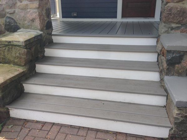 Downtown Northville Historic District, Trex Trascend, Color is Gravel Path