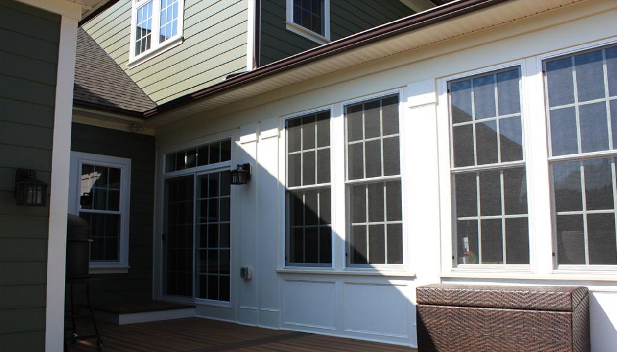 Trex deck storage and cooking space