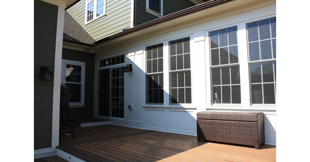 Trex deck storage and cooking space