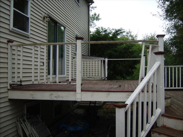 teak deck literally falling down!