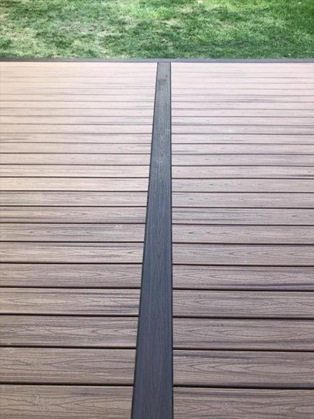 Accent breaker board adds a nice design element to any job