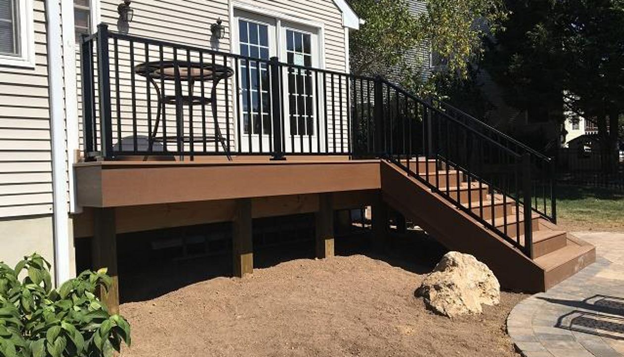 Trex Enhance Beach Dune with Enhance Sdl stair in Reading Pa