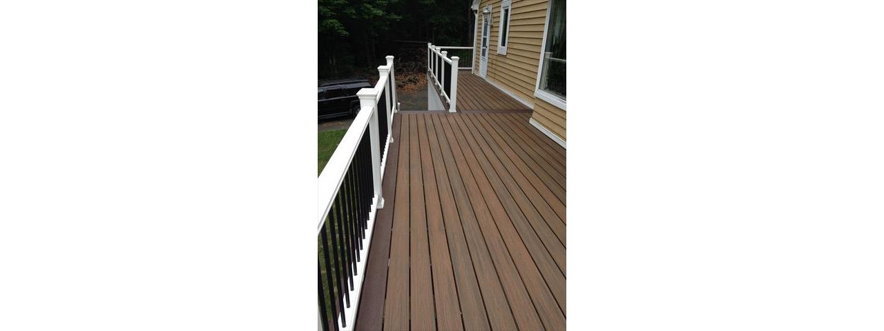 Trex Transcend Spiced Rum decking