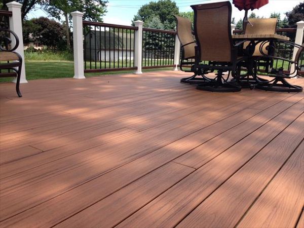 Transcend Tiki Torch compoiste decking