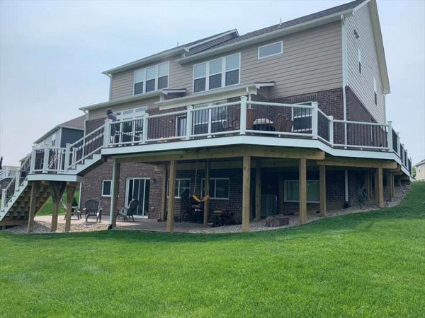 Wrap around trex. commerce twp