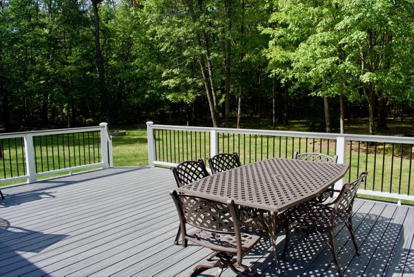 Custom composite deck.