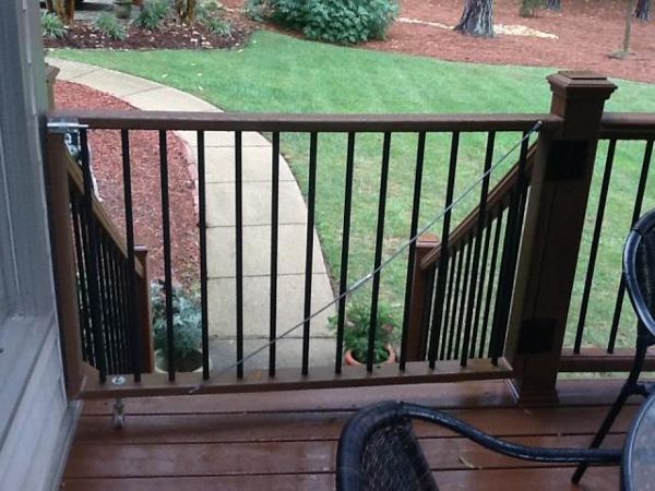 This Transcend Gate was built custom for the homeowners