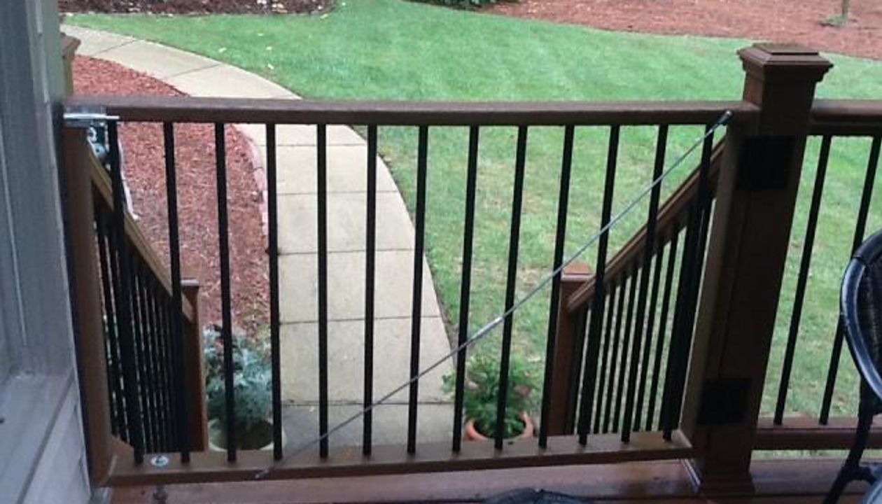 This Transcend Gate was built custom for the homeowners