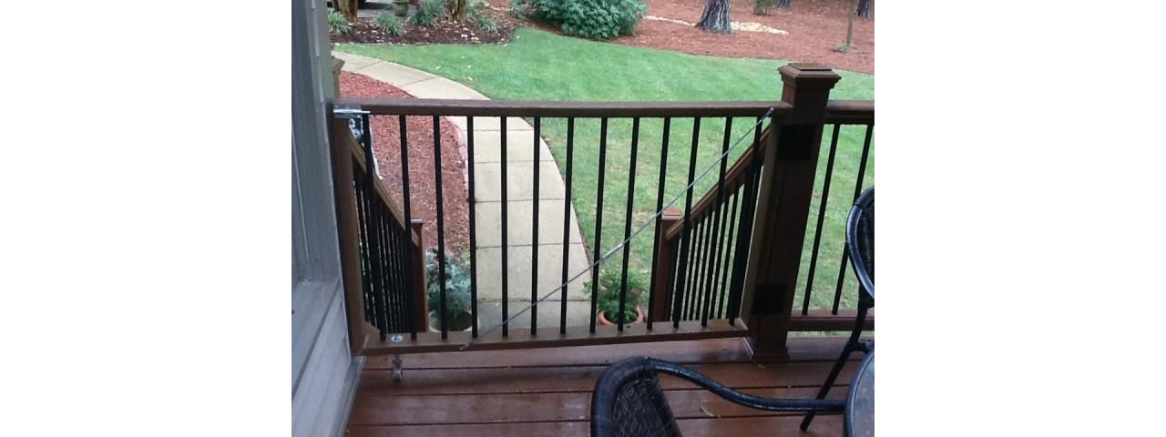 This Transcend Gate was built custom for the homeowners