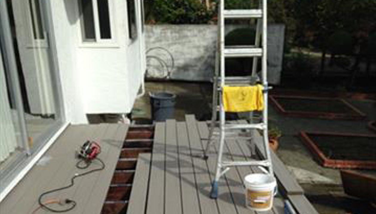 Trex Deck in progress - Castro Valley, CA