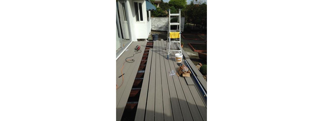 Trex Deck in progress - Castro Valley, CA