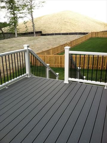 Pebble Gray boards w/hidden fasteners