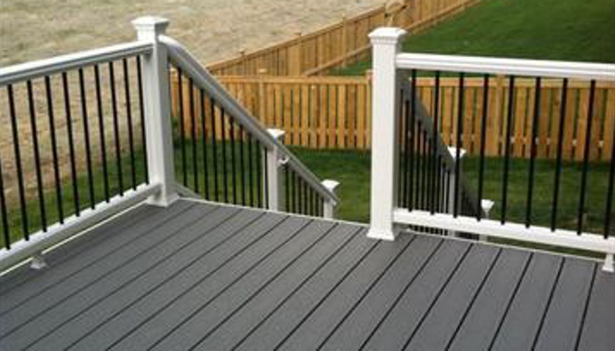 Pebble Gray boards w/hidden fasteners