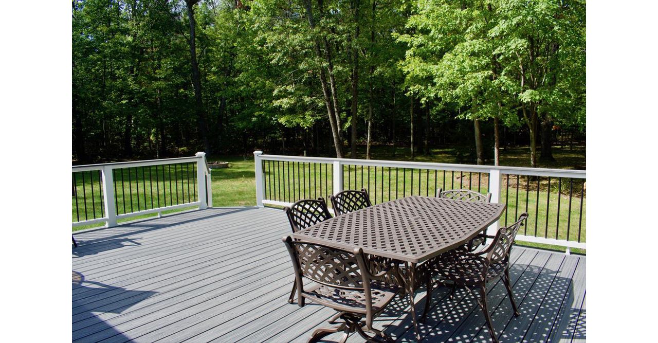 Custom composite deck.