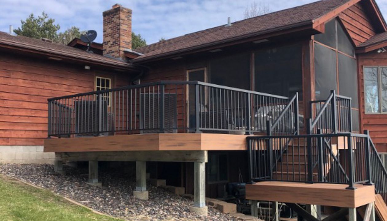 Trex Transcend Low Maintenance Decking in Delano, MN