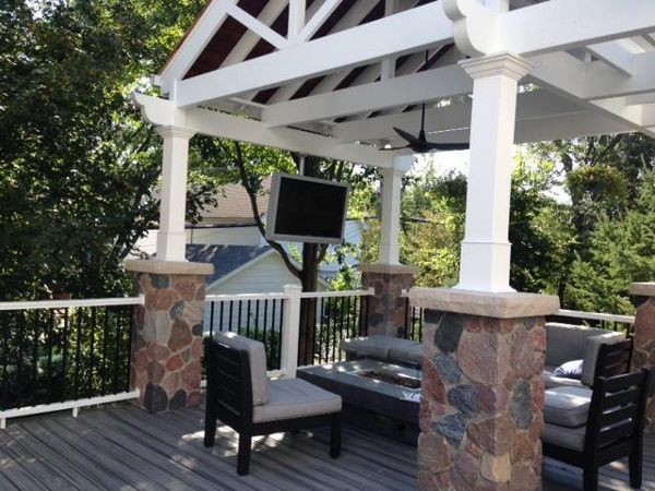 Trex Island Mist Decking in Hinsdale Illinois