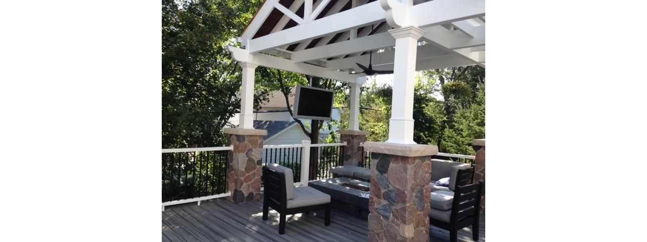 Trex Island Mist Decking in Hinsdale Illinois