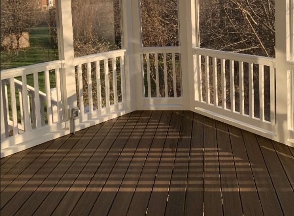 Trex Transcend Spiced Rum porch