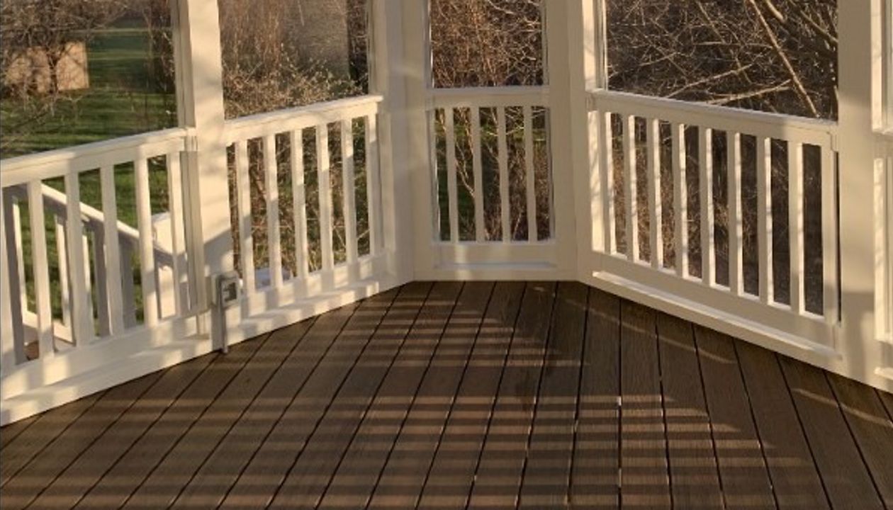 Trex Transcend Spiced Rum porch