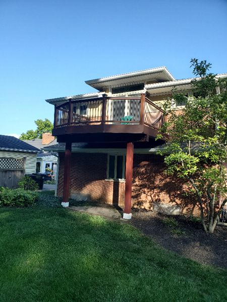 Trex Ropeswing decking and Firepit trim and rail.
