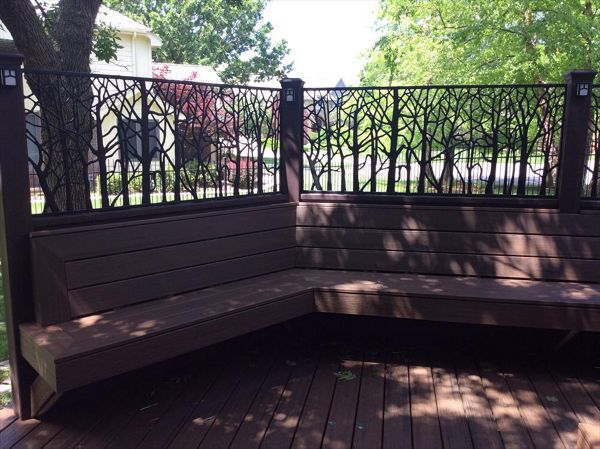 Trex Transcend Spiced Rum decking in Wichita, KS