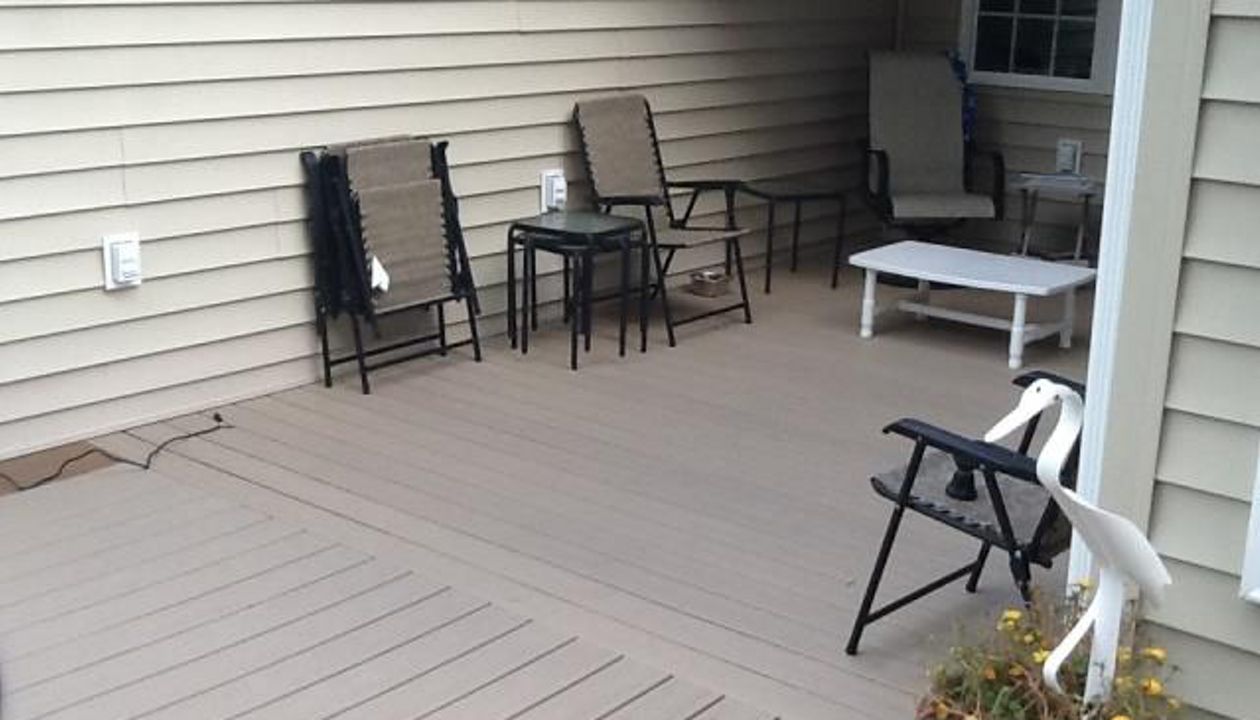Trex Transcend decking changing direction