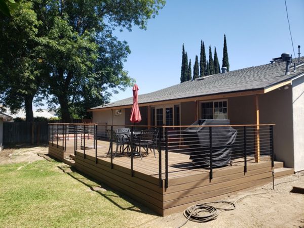 New Trex Deck & Cable Railing in Camarillo, CA