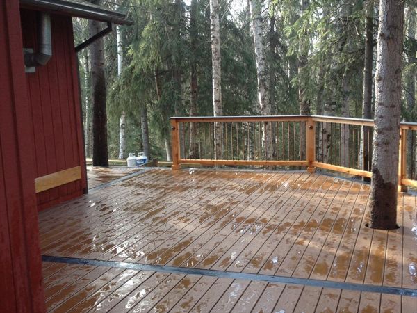 Completed beauty after a little rain storm!