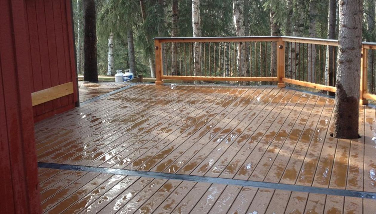 Completed beauty after a little rain storm!