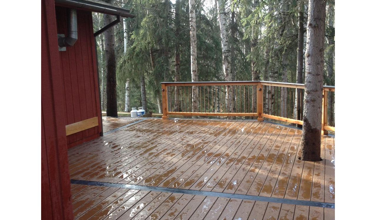 Completed beauty after a little rain storm!