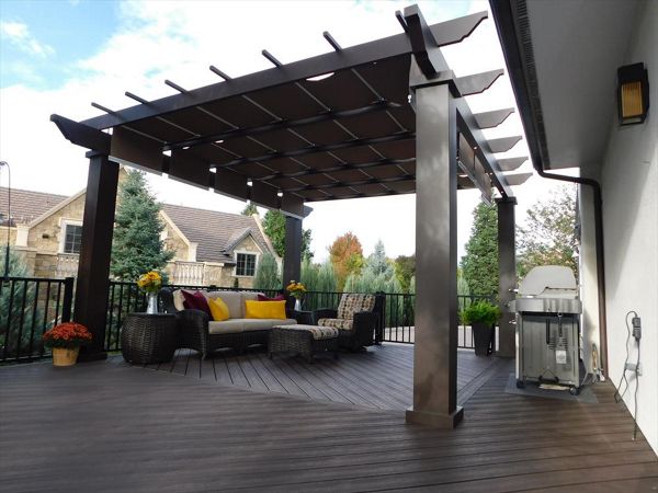 Trex Pergola and Trex Transcend Deck