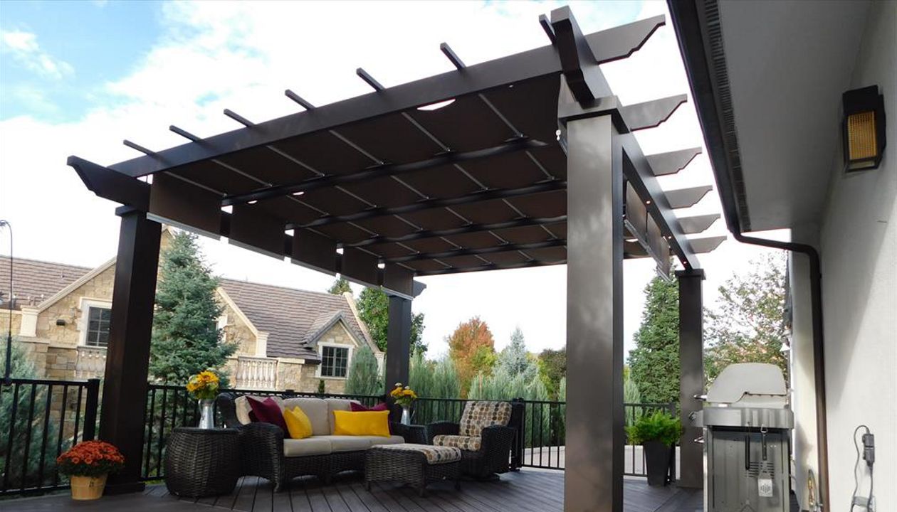 Trex Pergola and Trex Transcend Deck