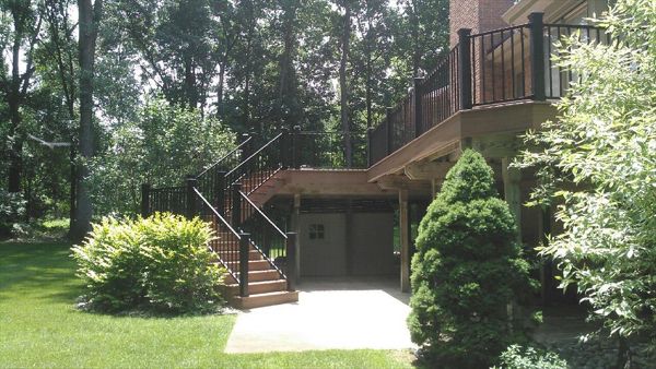 Transcends Decking With Reveal Railing