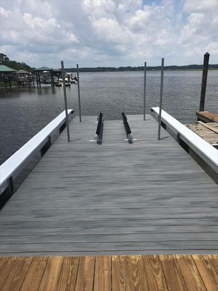 Trex Transcend Island Mist Decking in Savannah, GA