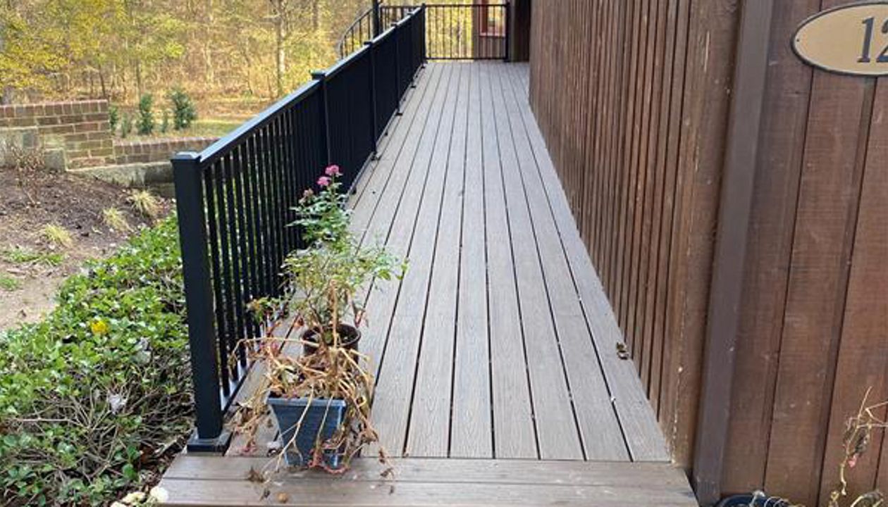 Front Entry with Spiced Run and Signature Railing