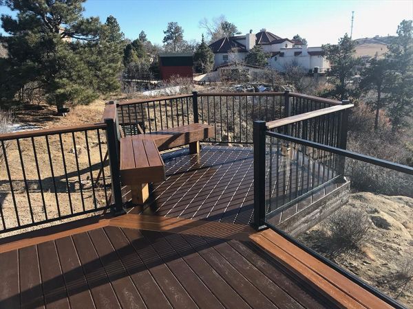 Trex Deck Vintage Lantern; Tiki Torch Border Parker, CO