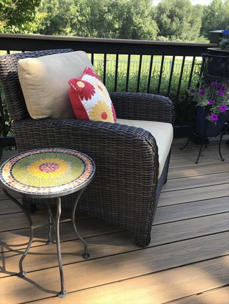 Trex Deck Arvada, CO featuring Havana Gold.