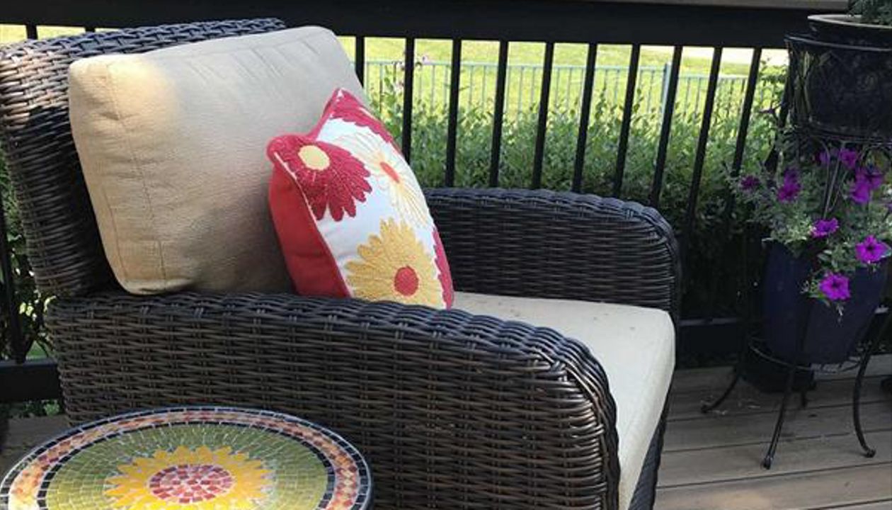 Trex Deck Arvada, CO featuring Havana Gold.