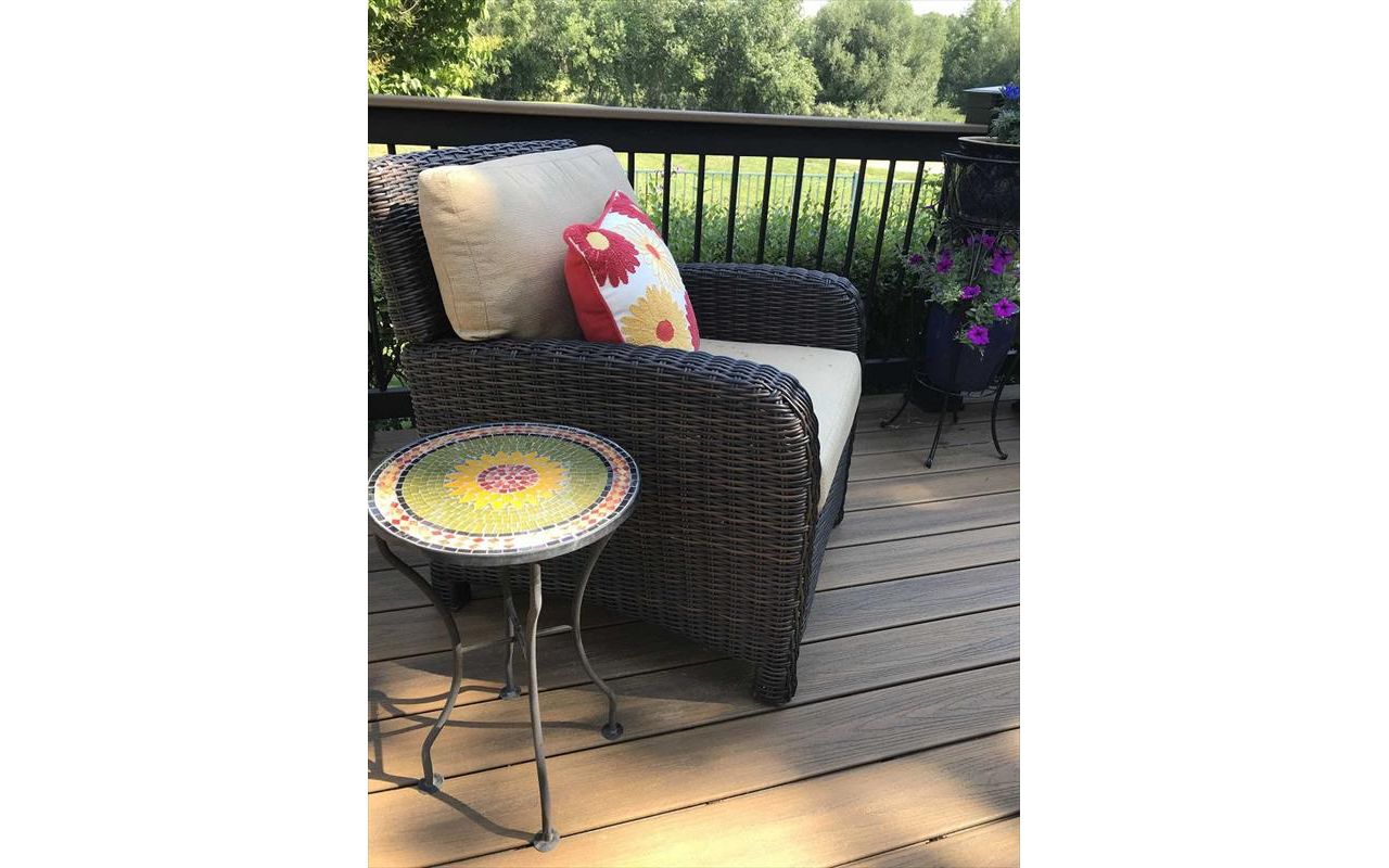 Trex Deck Arvada, CO featuring Havana Gold.