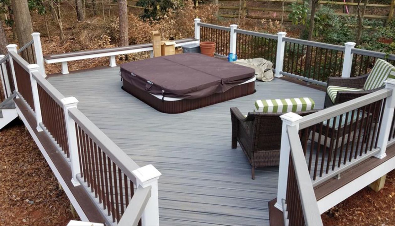 Trex Island Mist Decking