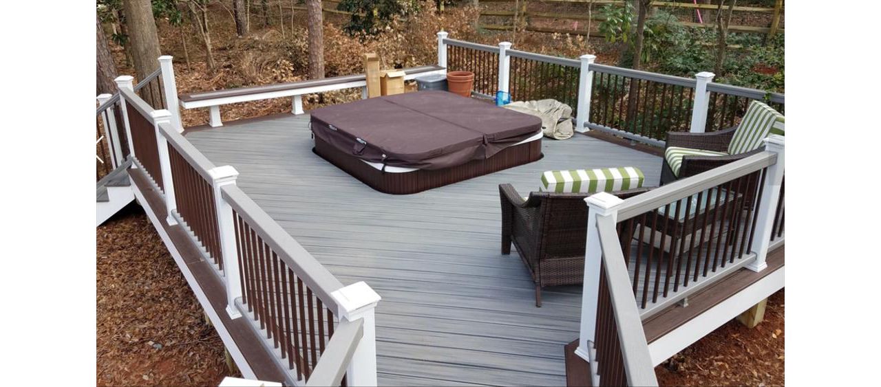 Trex Island Mist Decking