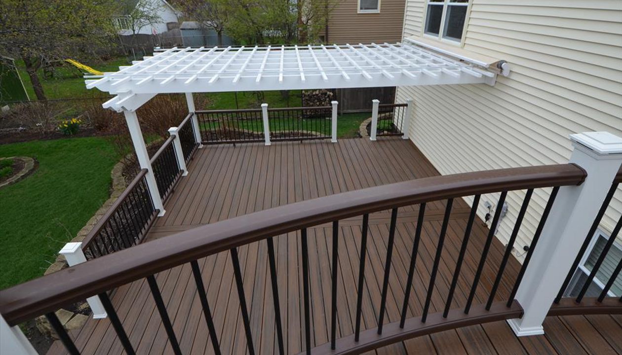 Trex Transcend Spiced Rum Decking - Naperville, IL