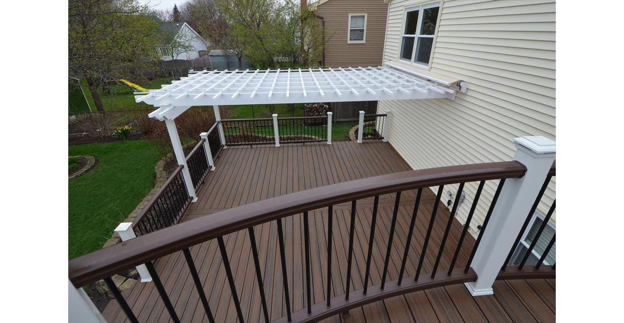 Trex Transcend Spiced Rum Decking - Naperville, IL
