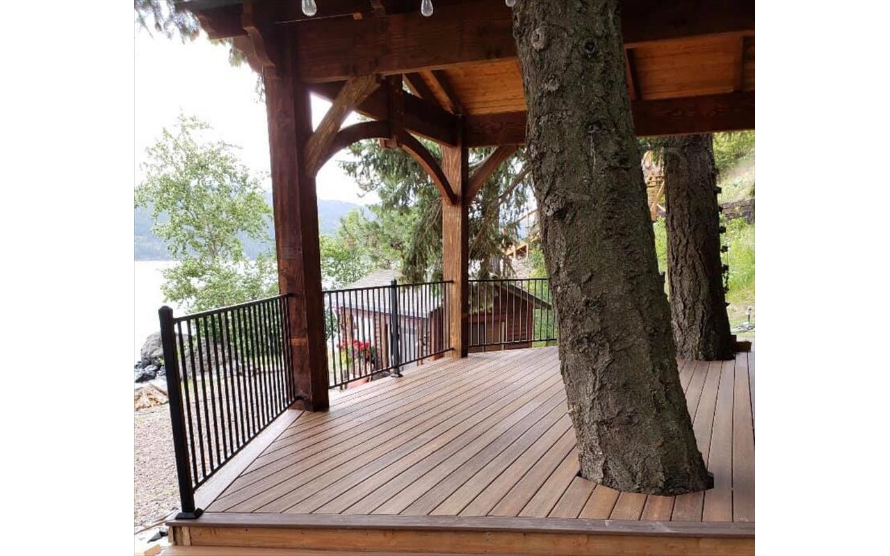 Trex Deck Wrapped Around Existing Trees