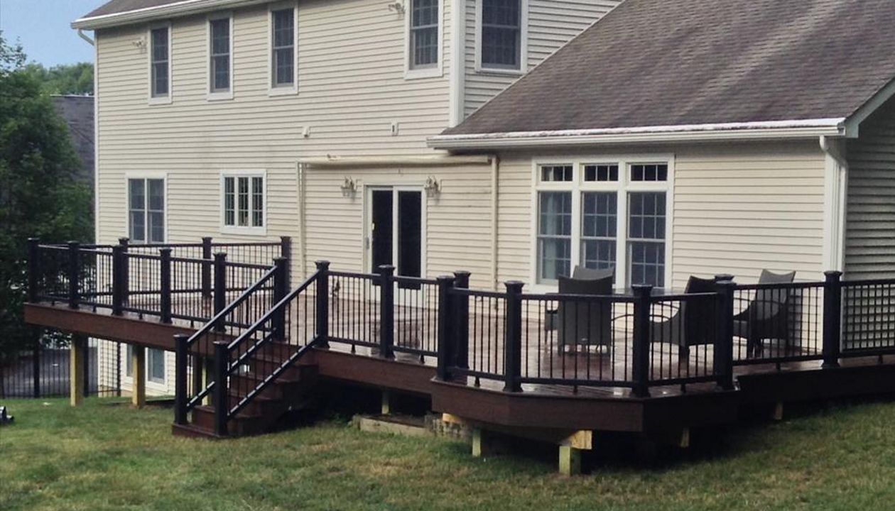 Trex Transcend deck in Vestal, NY