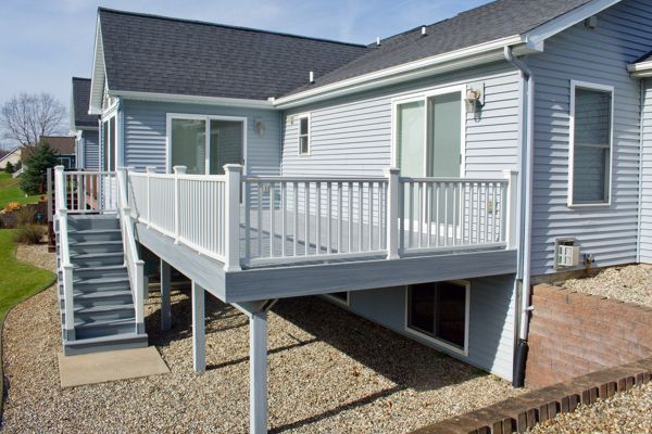 Trex composite decking and railing