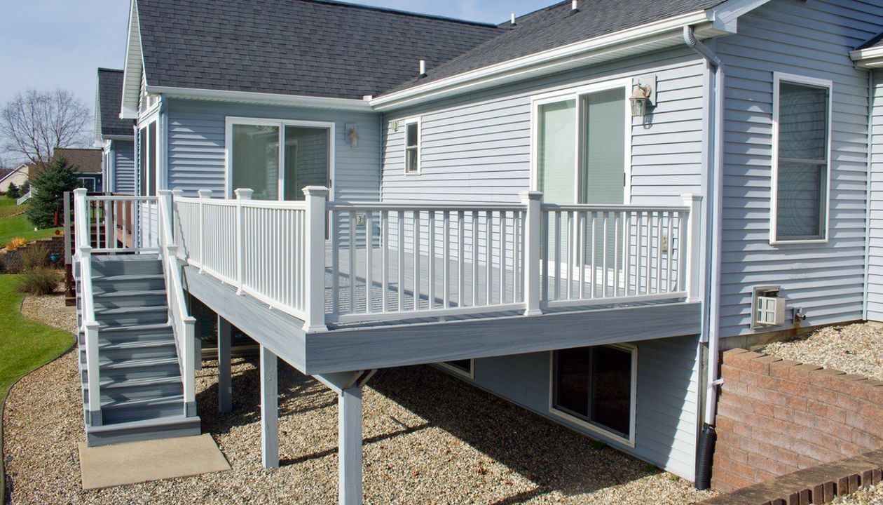 Trex composite decking and railing