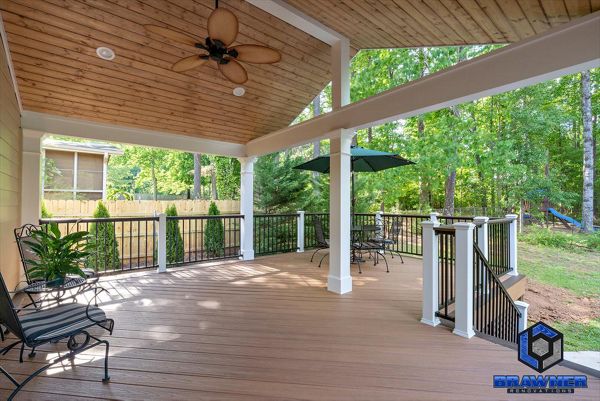 Tiki Torch with Vintage Lantern accents