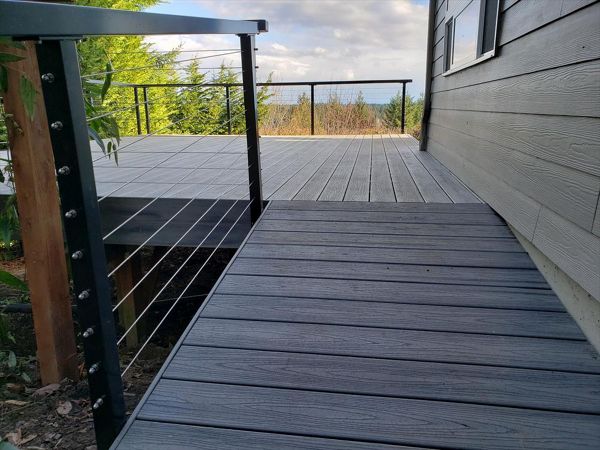 Trex Transcend Island Mist Deck.