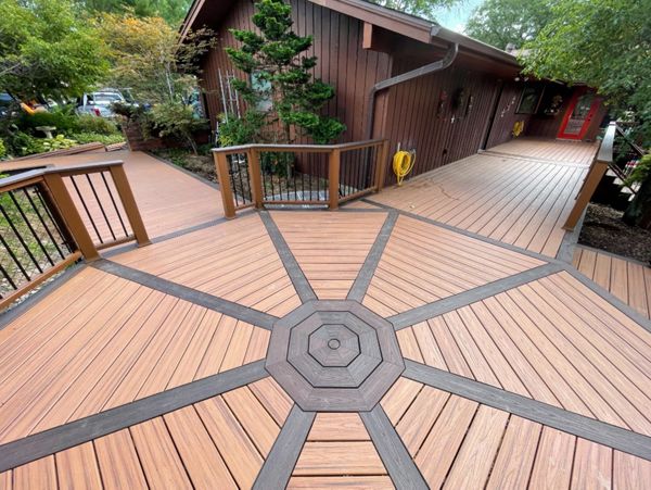 Tiki Torch and Lava Rock